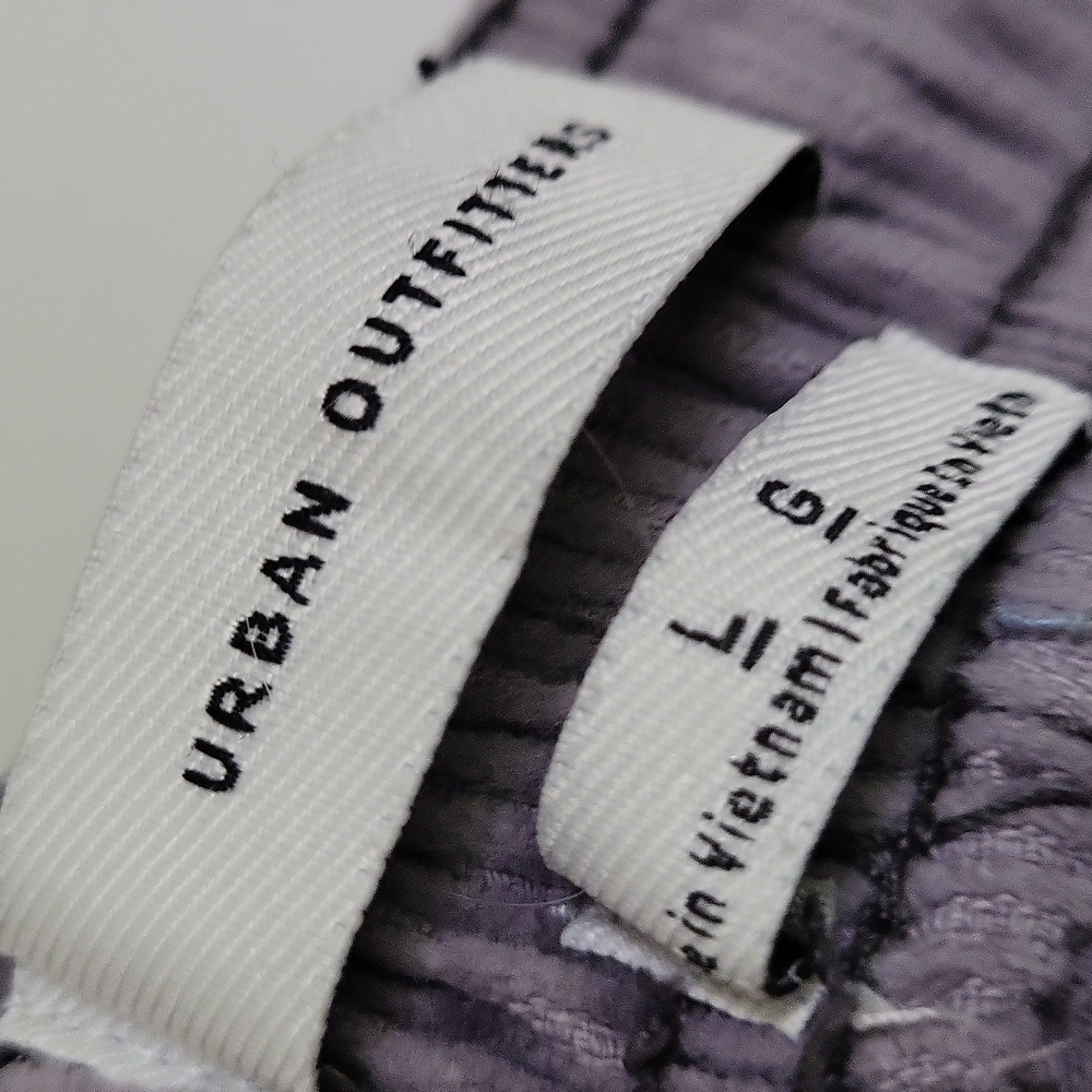 Urban Outfitters Zodiac Corduroy Pants Lavender Gold Astrology Unisex Size L - Picture 7 of 13